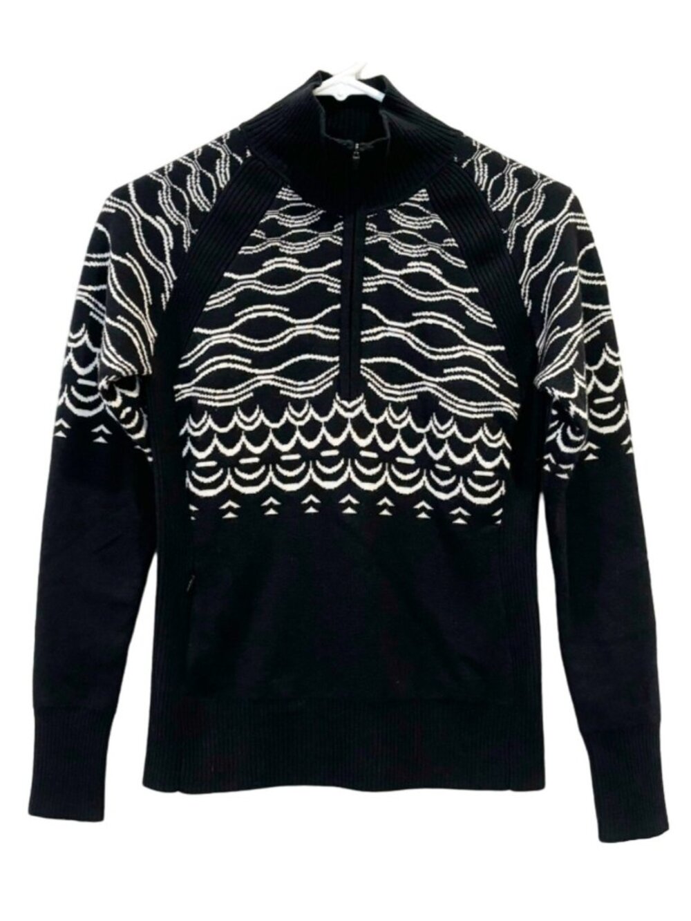 Title Nine Merino Blend Half-Zip Long Sleeve Sweater Size XS